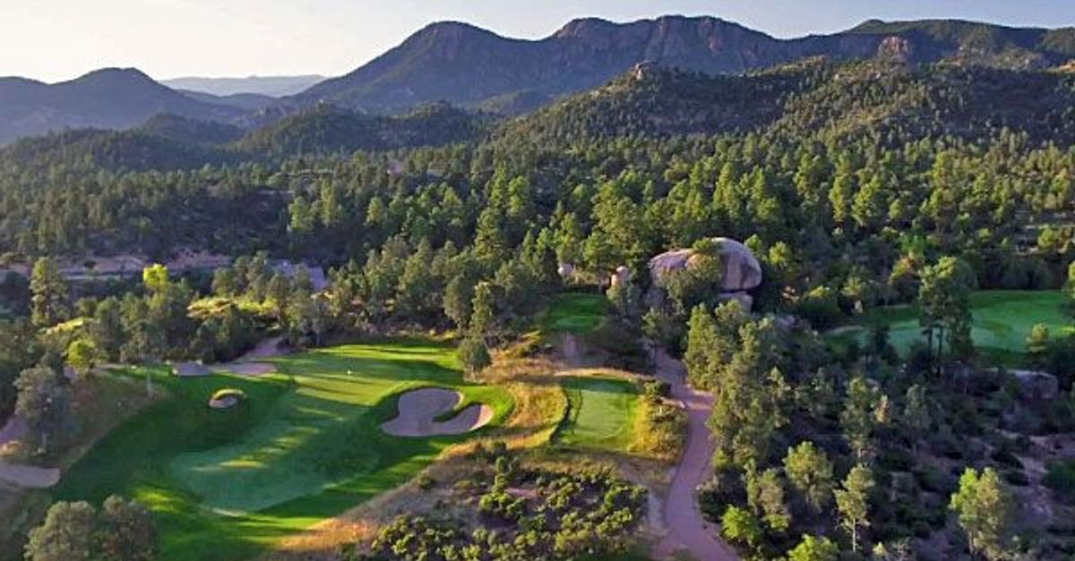 Panoramic scenery at The Rim Golf Club